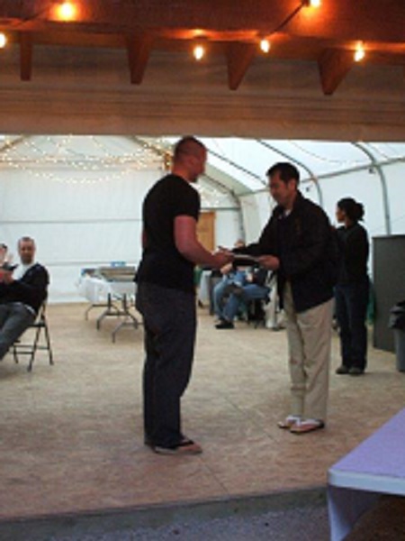 The Yobukan dojo naming presentation in 2009